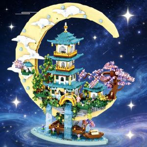 Chinese Moon Palace Micro Building Blocks Set