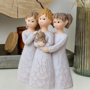 Greatsyler Charming 3 Girl Resin Figurine Statue